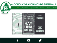 Tablet Screenshot of aaguatemala.org